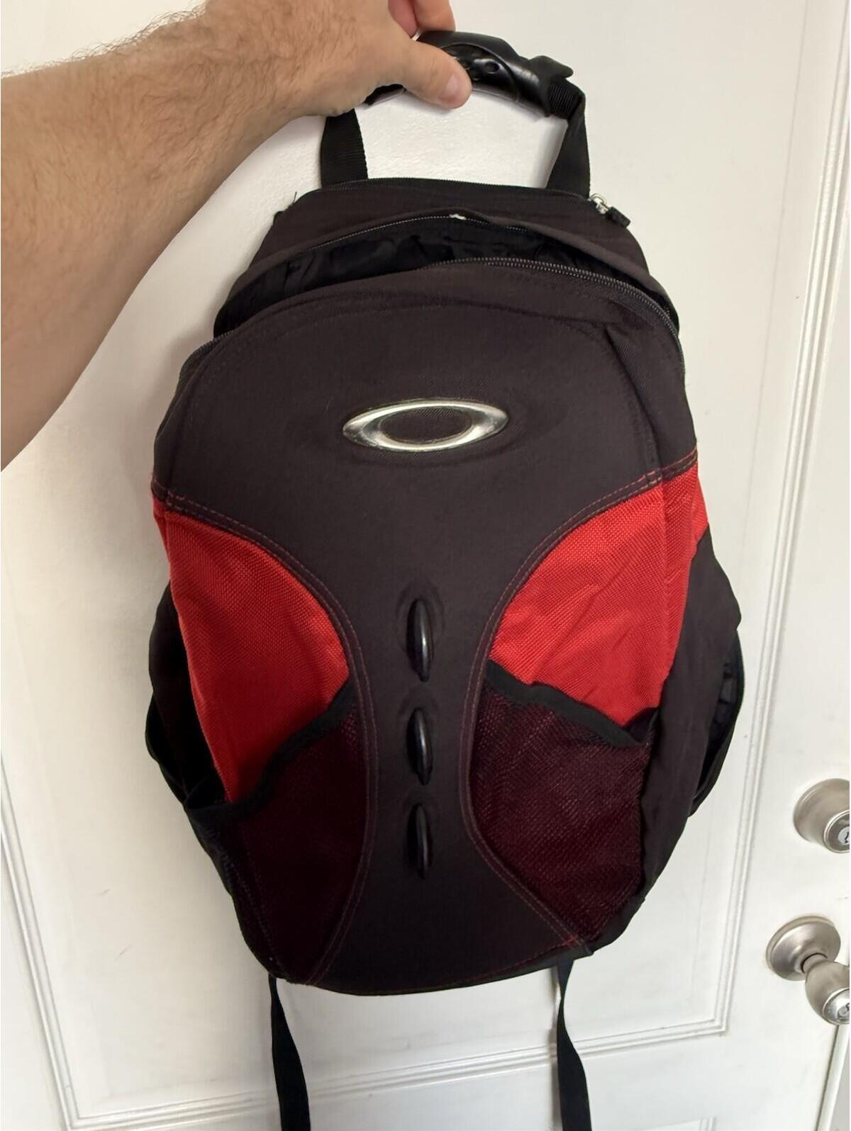 Oakley Vintage O Pack 2.0 Red Backpack Rare